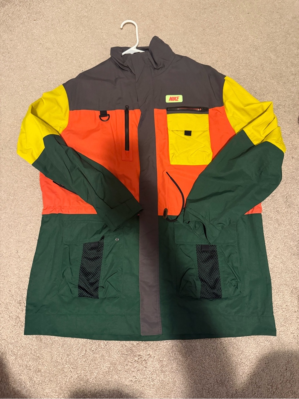 Nike ACG Windbreaker Jacket - Yellow, Orange, Green